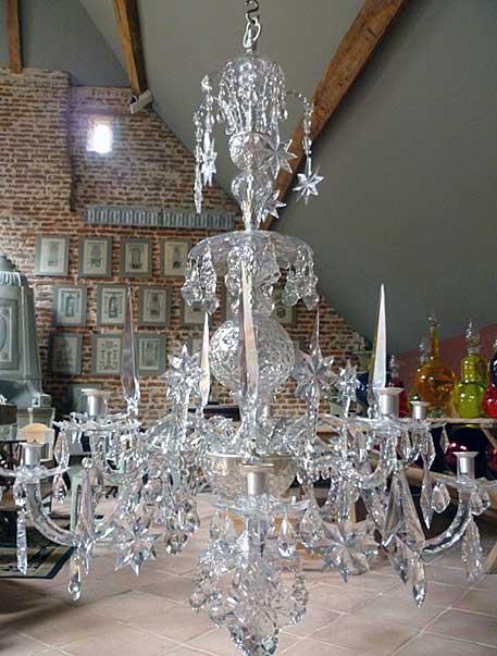 Réédition et restauration de lustres anciens en verre et en ... Lustres désign Ancien
