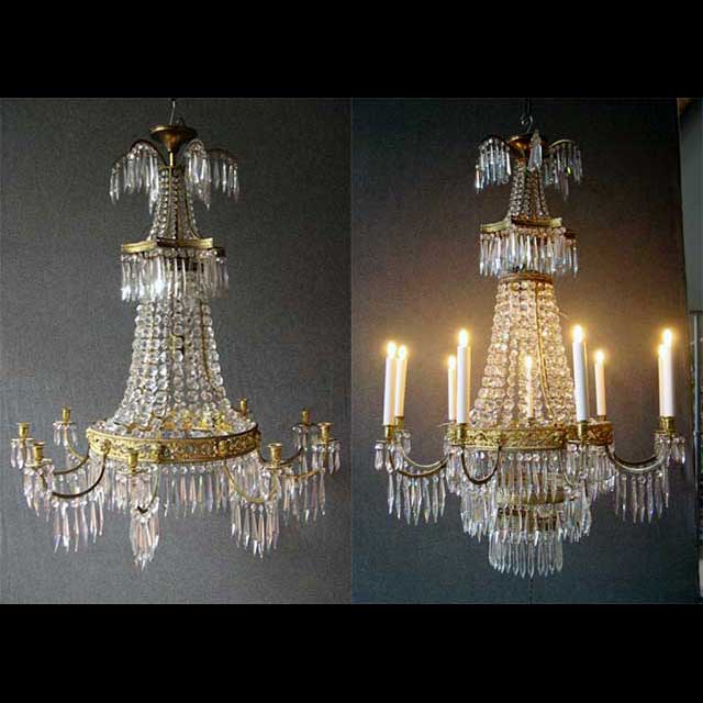 Réédition et restauration de lustres anciens en verre et en ... Lustres désign Ancien